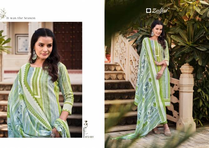 Kashish By Zulfat Printed Cotton Dress Material Wholesale Price In Surat